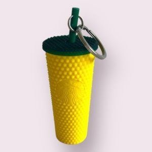 Starbucks Hawaii Exclusive Pineapple Mini Studded Tumbler Cold Cup Keychain